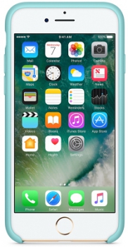 Чехол для iPhone 7 Apple Silicone Sea Blue